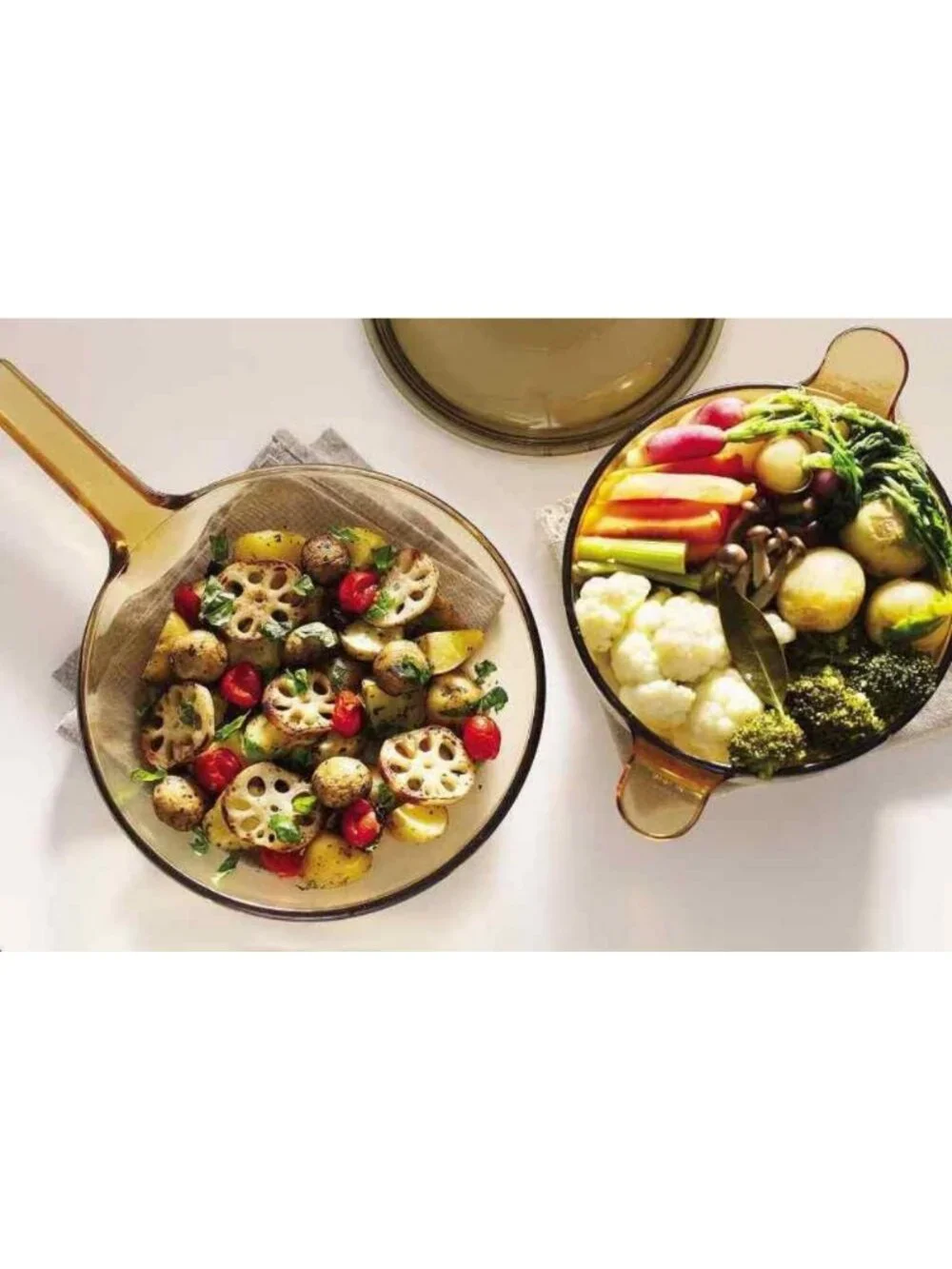 1.5L Clear Glass Cookpot - Durable, Versatile, Perfect for Cooking & Serving
